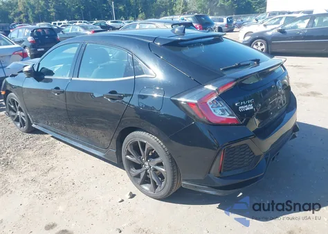 2018 Honda Civic Sport из США, поврежденный, VIN SHHFK7G45JU211671